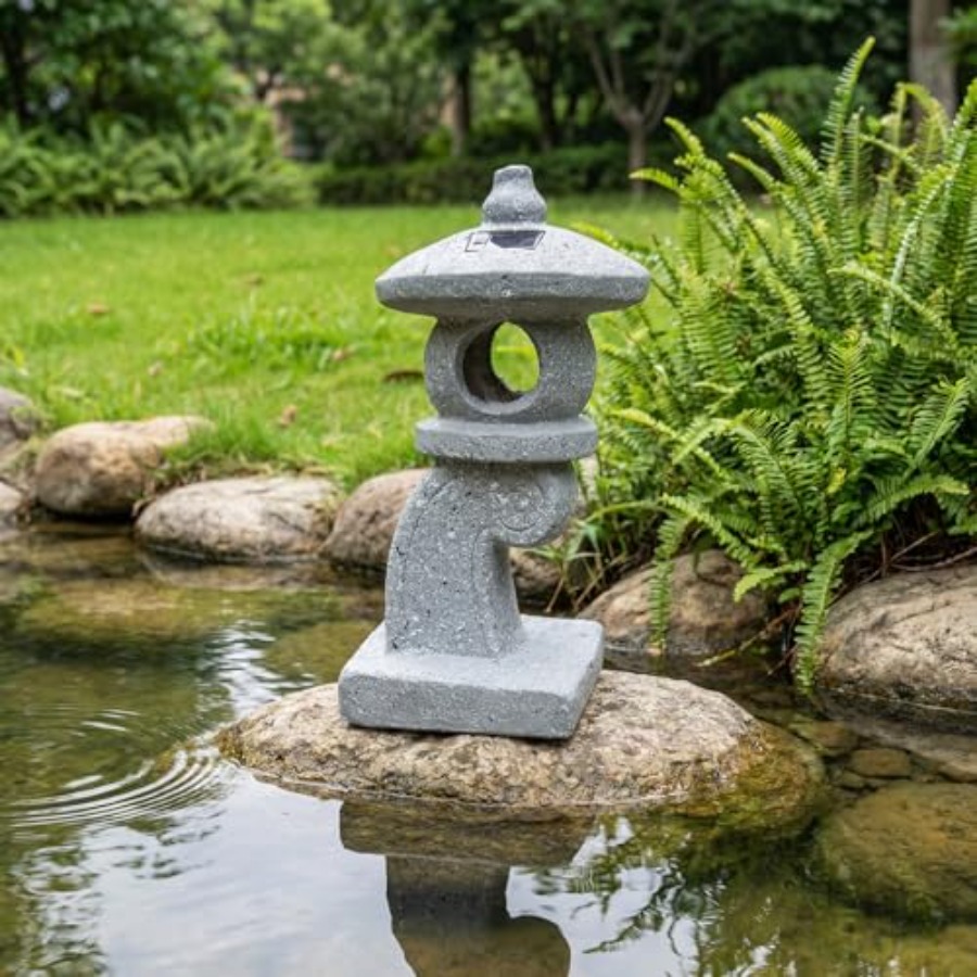 14'' High Asian Solar-Powered  - Outdoor Lighting Japan recensione e prezzo