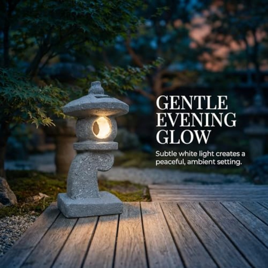 14'' High Asian Solar-Powered  - Outdoor Lighting Japan recensione e prezzo