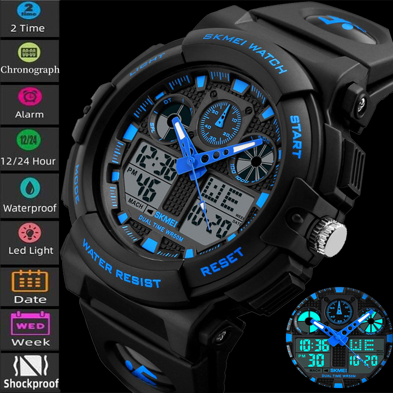 2017 New SKMEI Men Sports Watc - Outdoor Lighting Timer recensione e prezzo