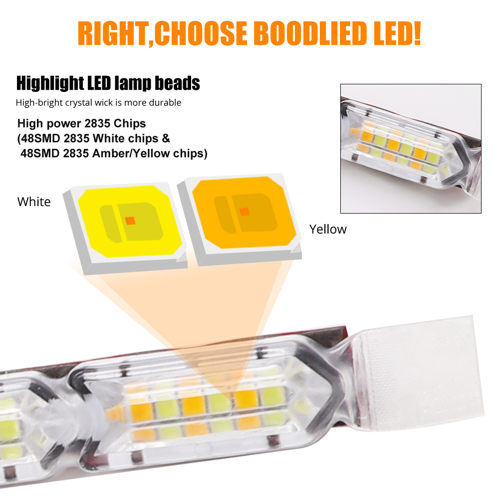 2pcs DRL LED Strip Flexible Da - Waterproof Led Strip recensione e prezzo