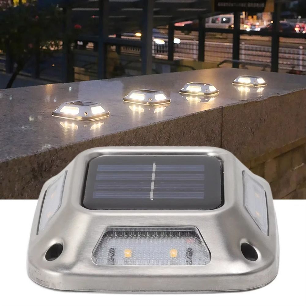 4 PCS 8 LED Solar Ground Light - Ground Light Recessed recensione e prezzo