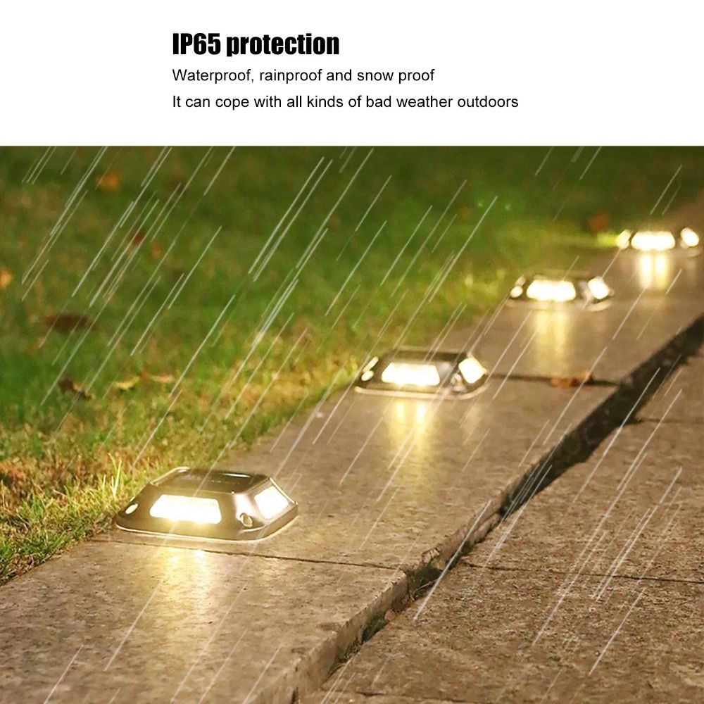 4 PCS 8 LED Solar Ground Light - Ground Light Recessed recensione e prezzo
