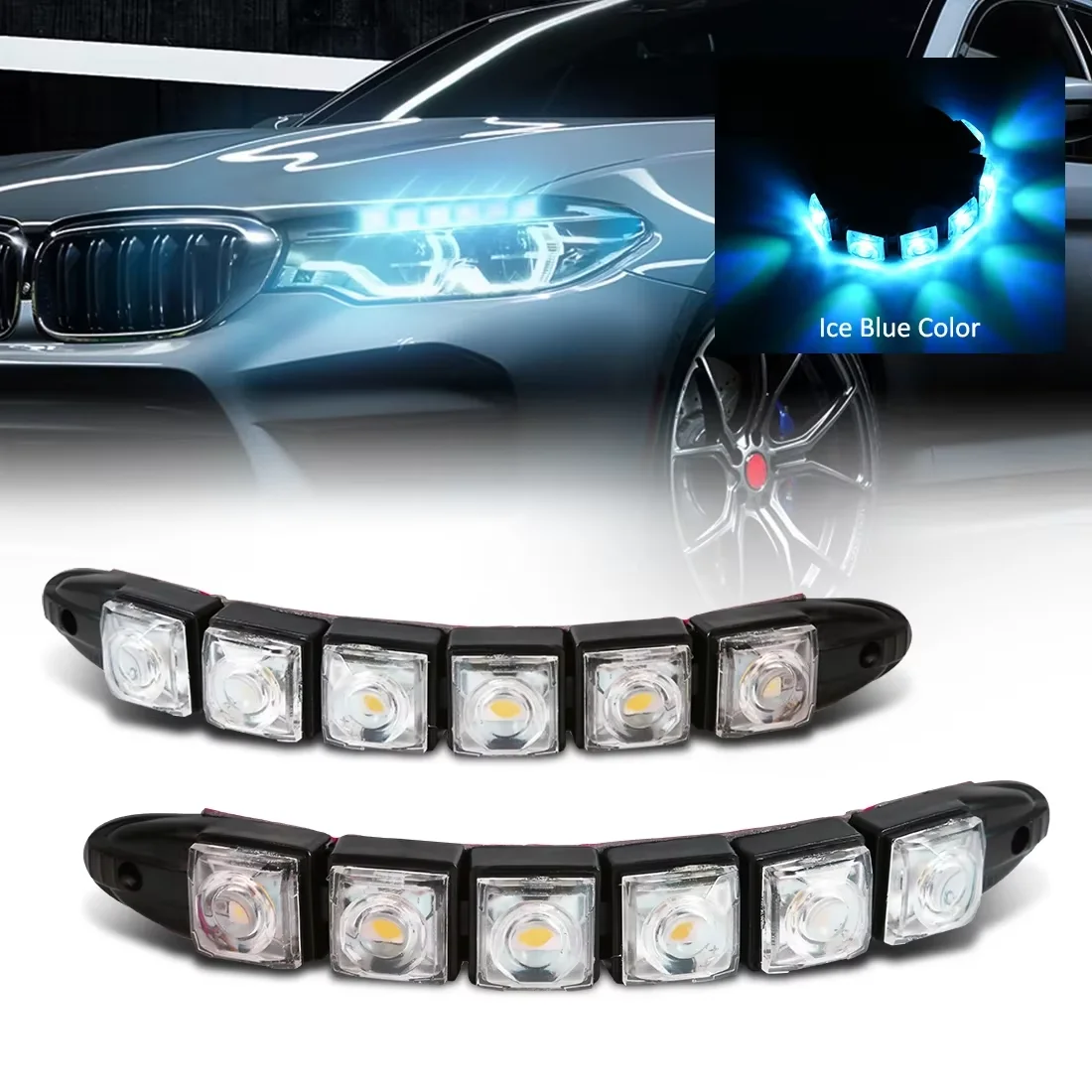 2PCS LED Waterproof DRL Light  - Waterproof Led Strip recensione e prezzo