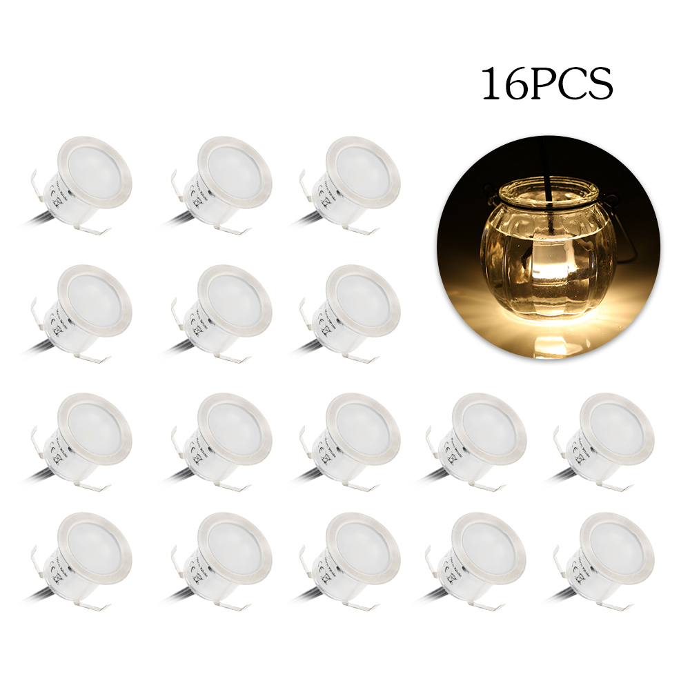 16PCS 0.6W High Bright Recesse - Ground Light Recessed recensione e prezzo