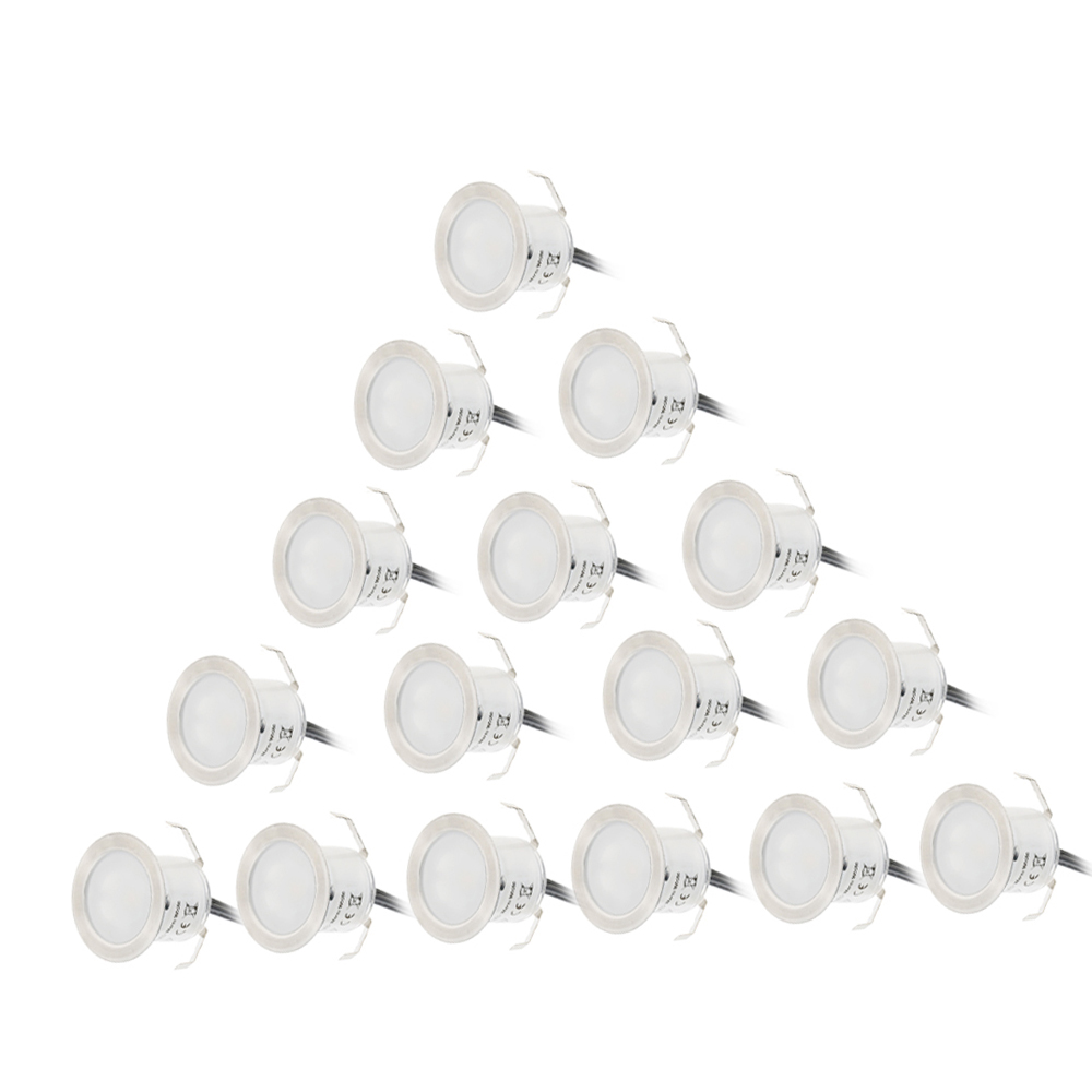 16PCS 0.6W High Bright Recesse - Ground Light Recessed recensione e prezzo
