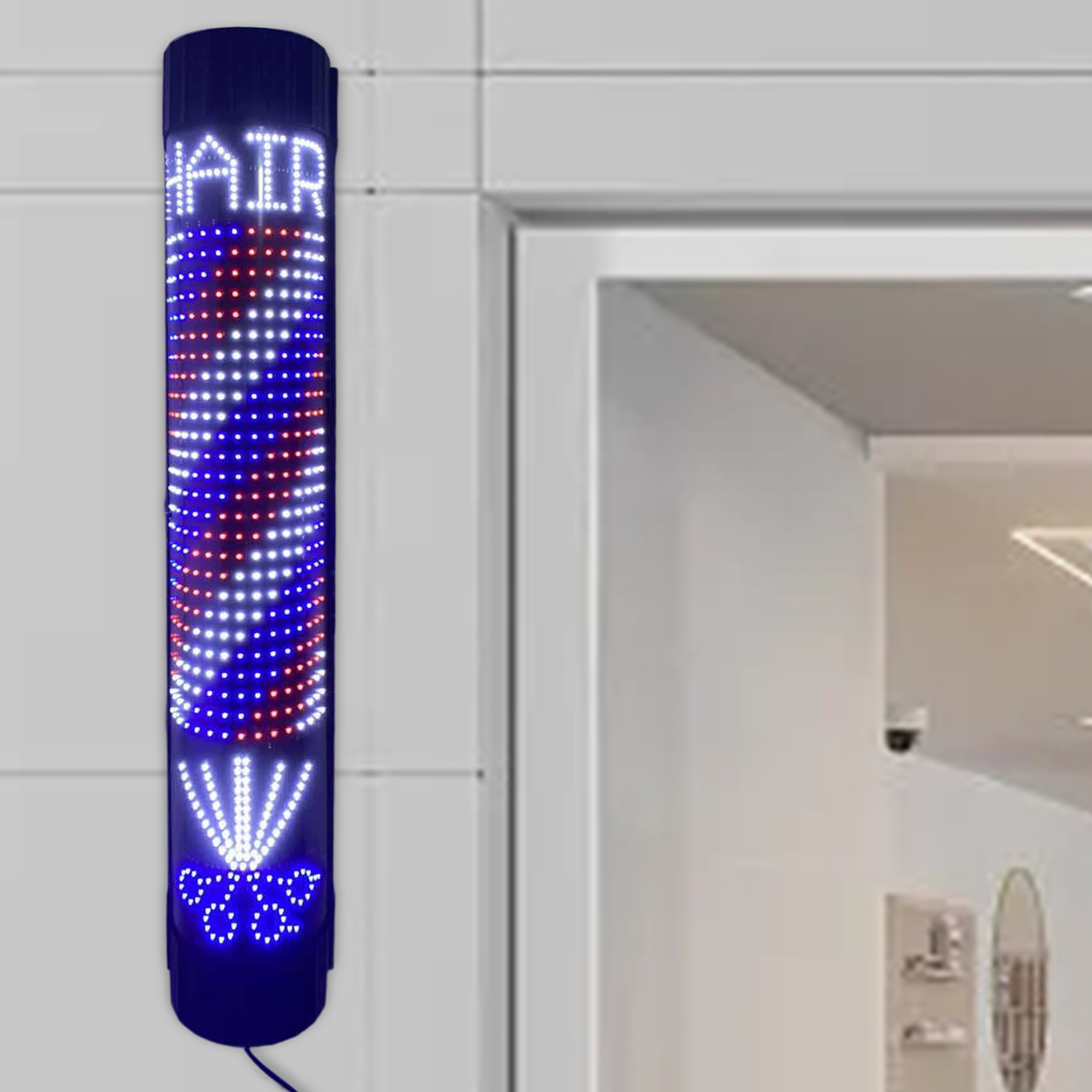 Barber Pole LED Light Rotating - Outdoor Lighting On House recensione e prezzo