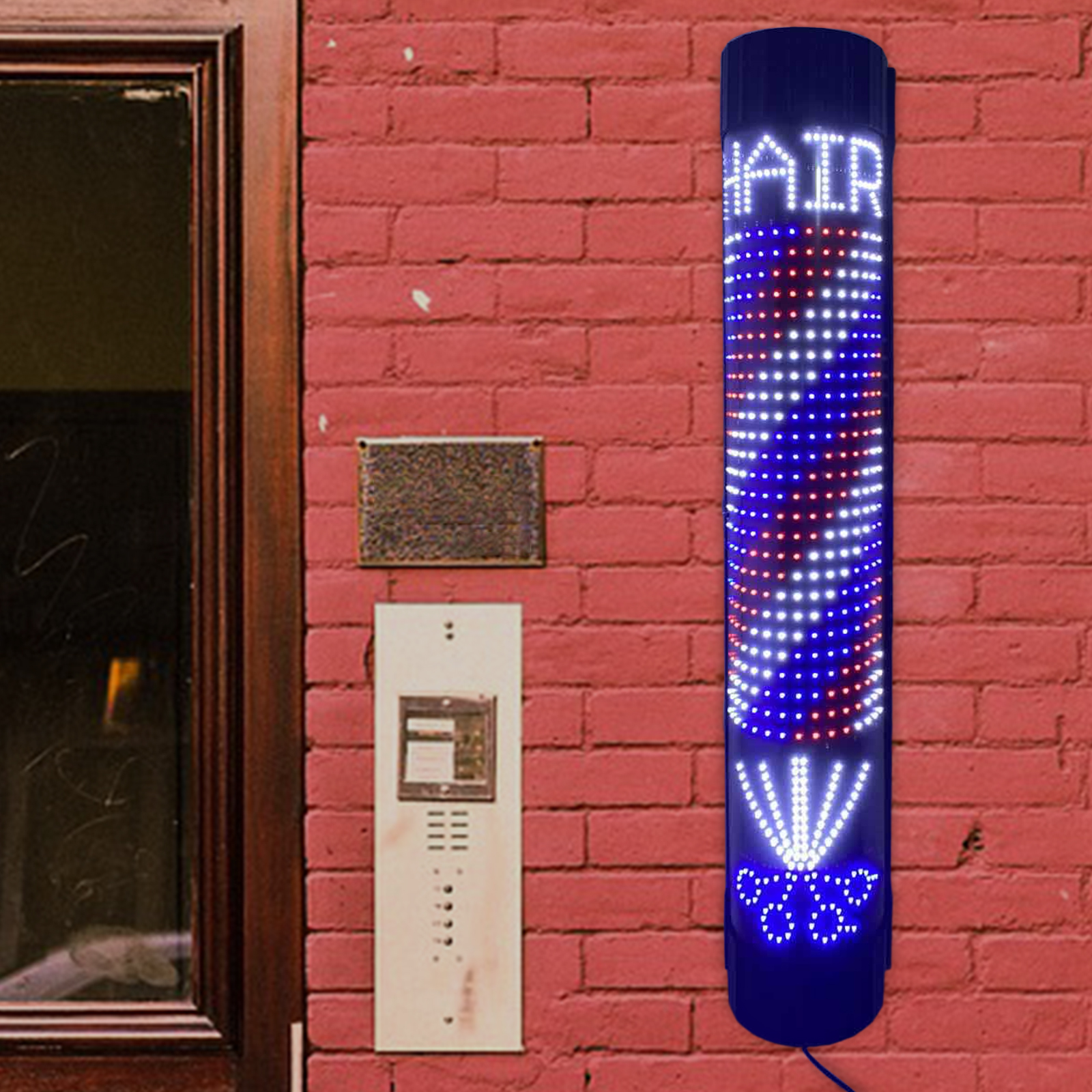 Barber Pole LED Light Rotating - Outdoor Lighting On House recensione e prezzo