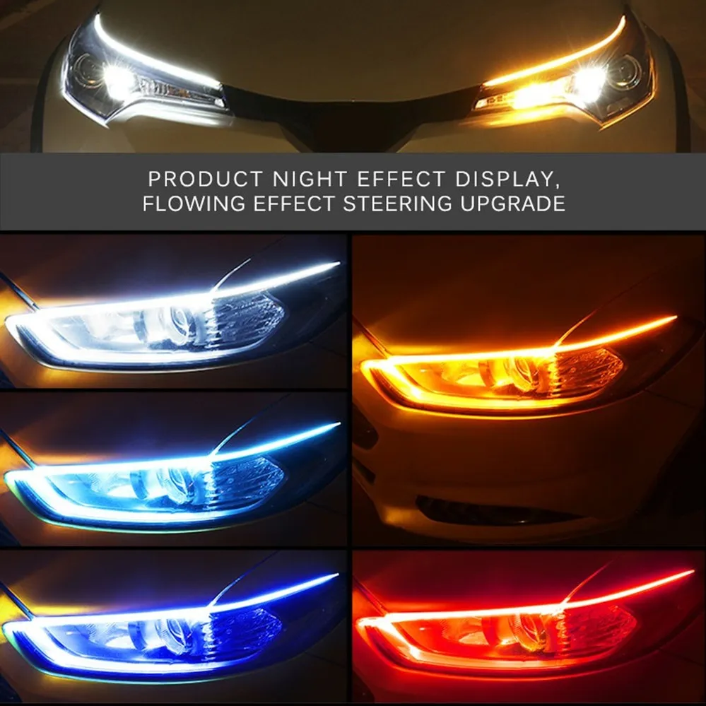 2 Pcs Car DRL Flexible Waterpr - Waterproof Led Strip recensione e prezzo