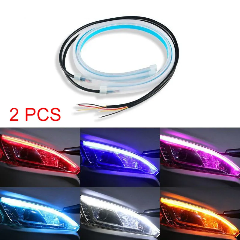2 Pcs Car DRL Flexible Waterpr - Waterproof Led Strip recensione e prezzo