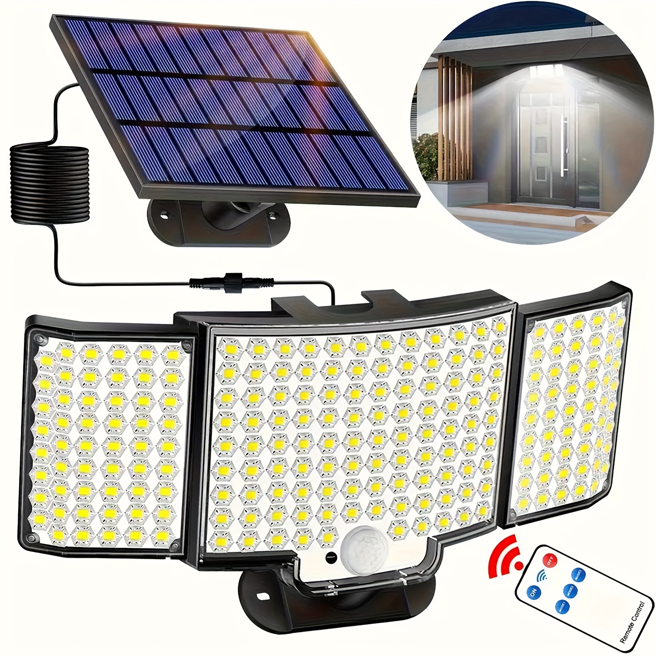 212LEDs Solar Lights Outdoor 3 - Outdoor Lighting Front Yard recensione e prezzo