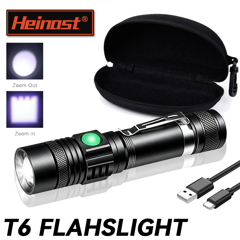 T6 LED Rechargeable Flashlight - Outdoor Lighting Bulbs recensione e prezzo