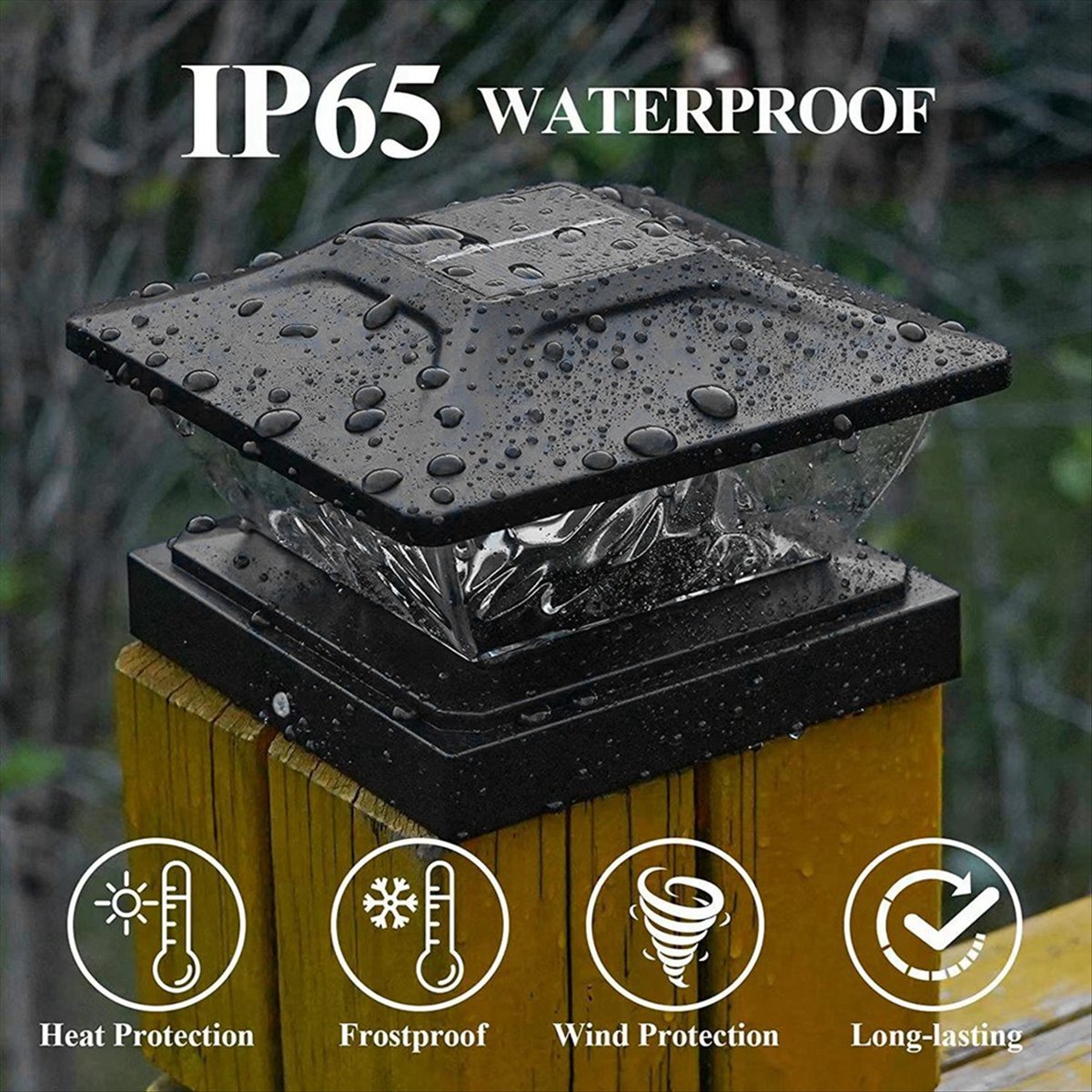 AB52 Outdoor Fence Post Cap Li - Post Cap Light recensione e prezzo