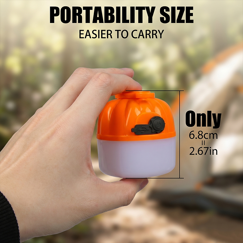 Mini Portable LED Pumpkin Bulb - Outdoor Lighting Bulbs recensione e prezzo
