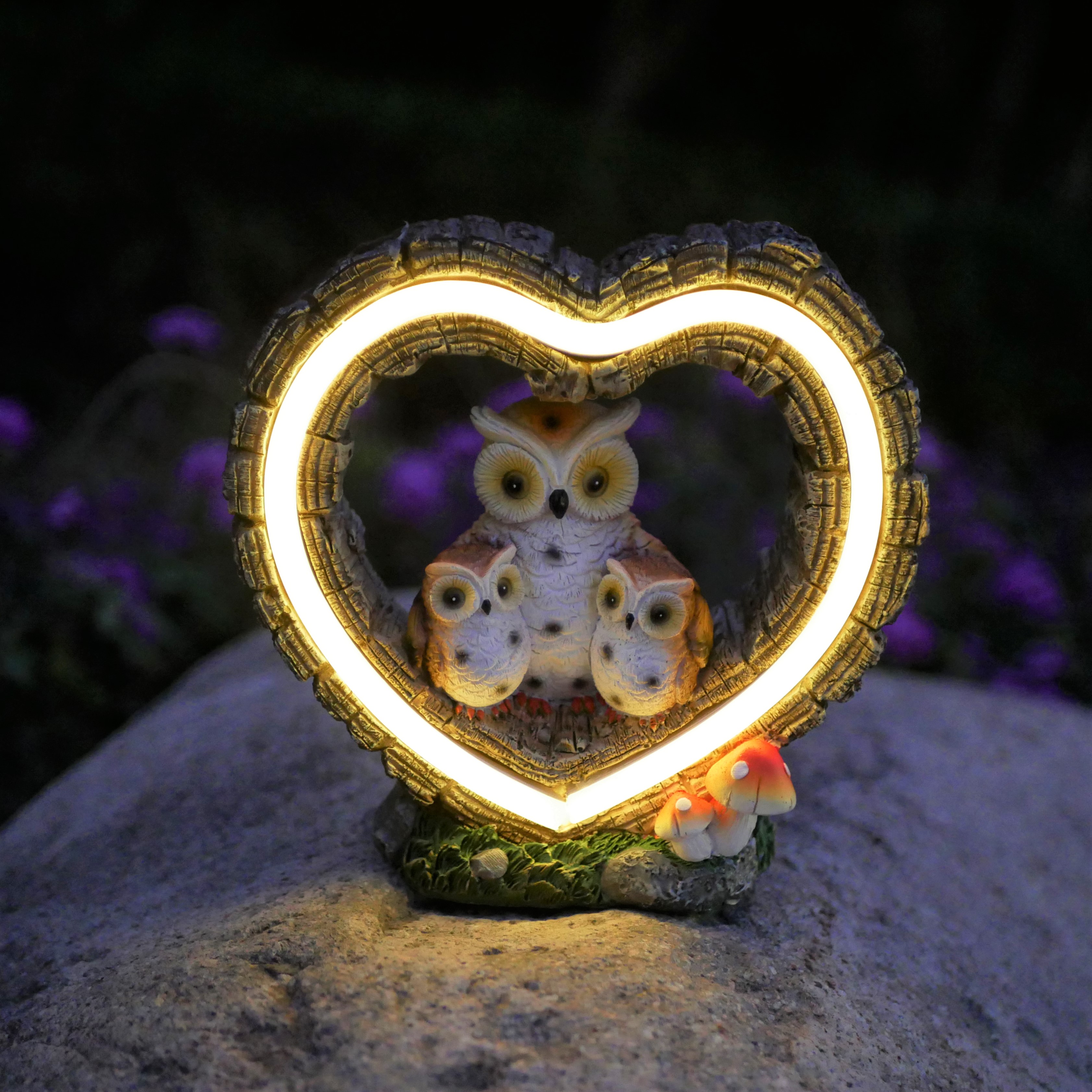 1Pc Solar-Powered Light, Heart - Outdoor Lighting For Patio recensione e prezzo