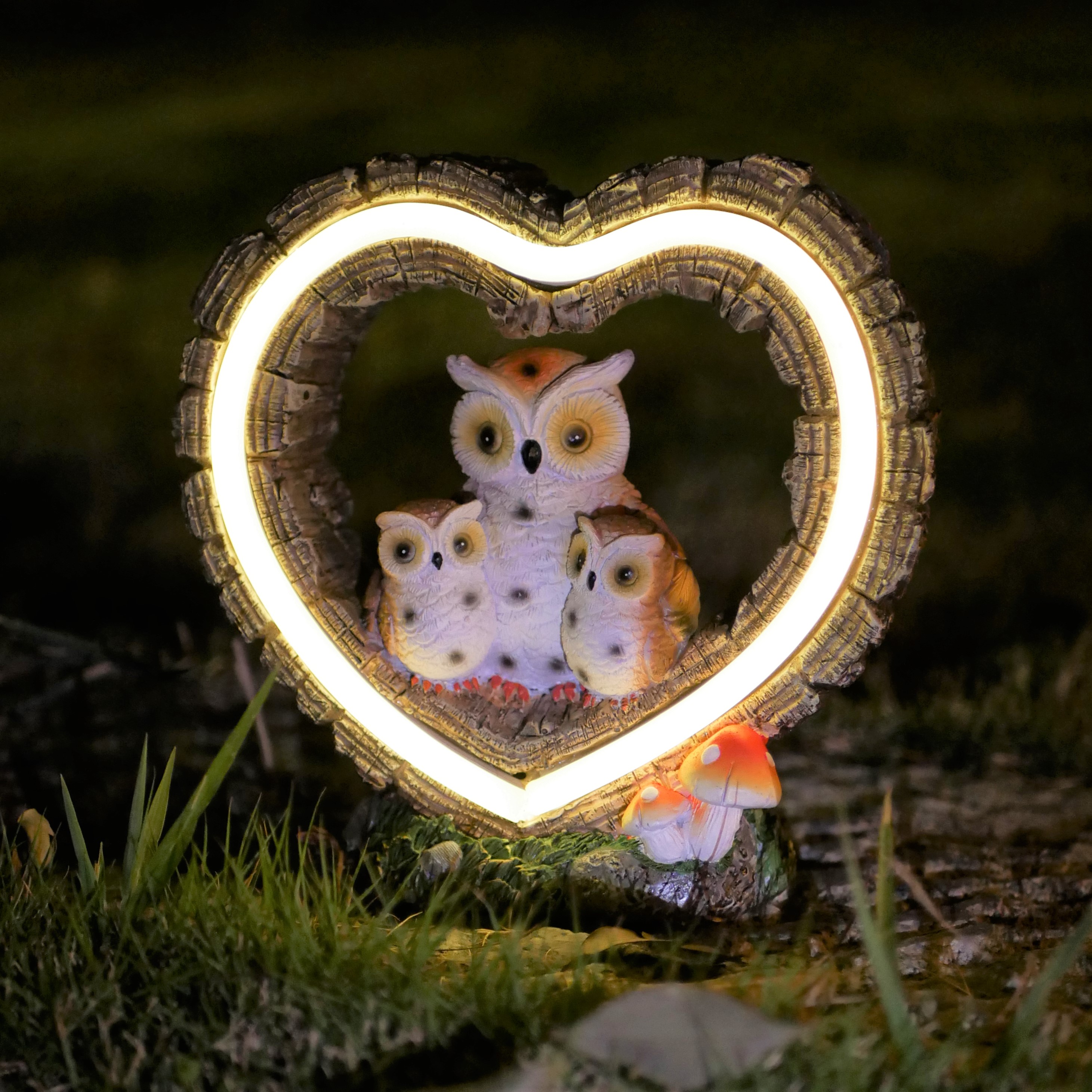 1Pc Solar-Powered Light, Heart - Outdoor Lighting For Patio recensione e prezzo