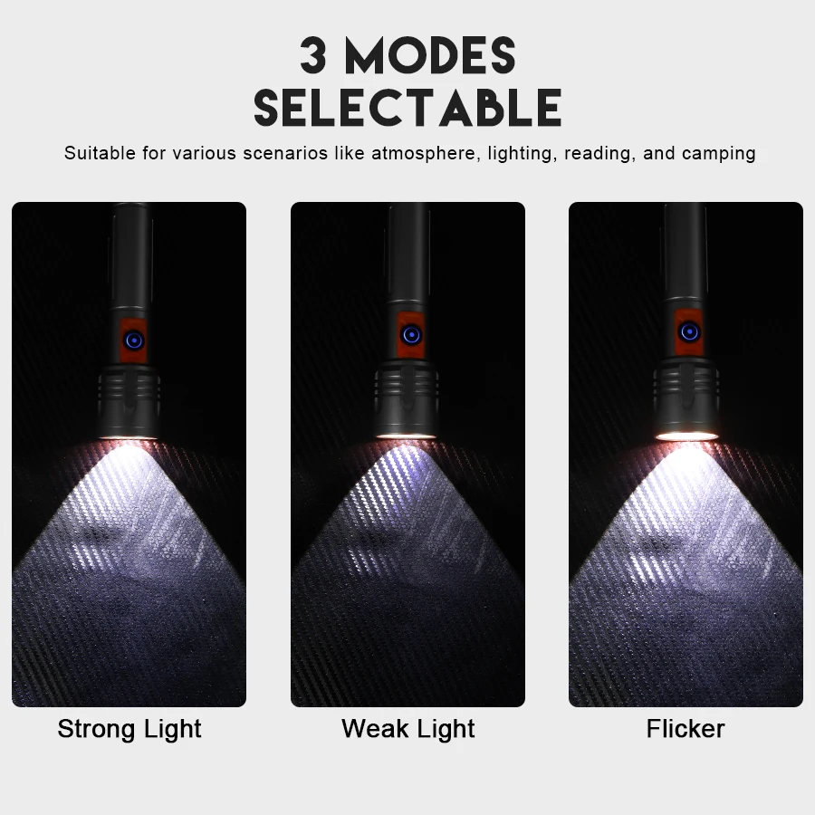 High Power LED Flashlight USB  - Outdoor Lighting Bulbs recensione e prezzo