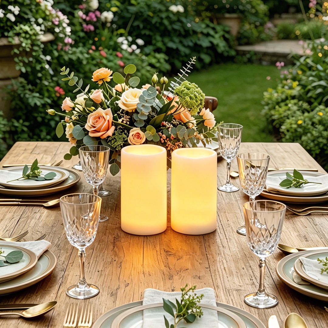 Flameless LED Pillar Candle Wa - Outdoor Lighting Timer recensione e prezzo