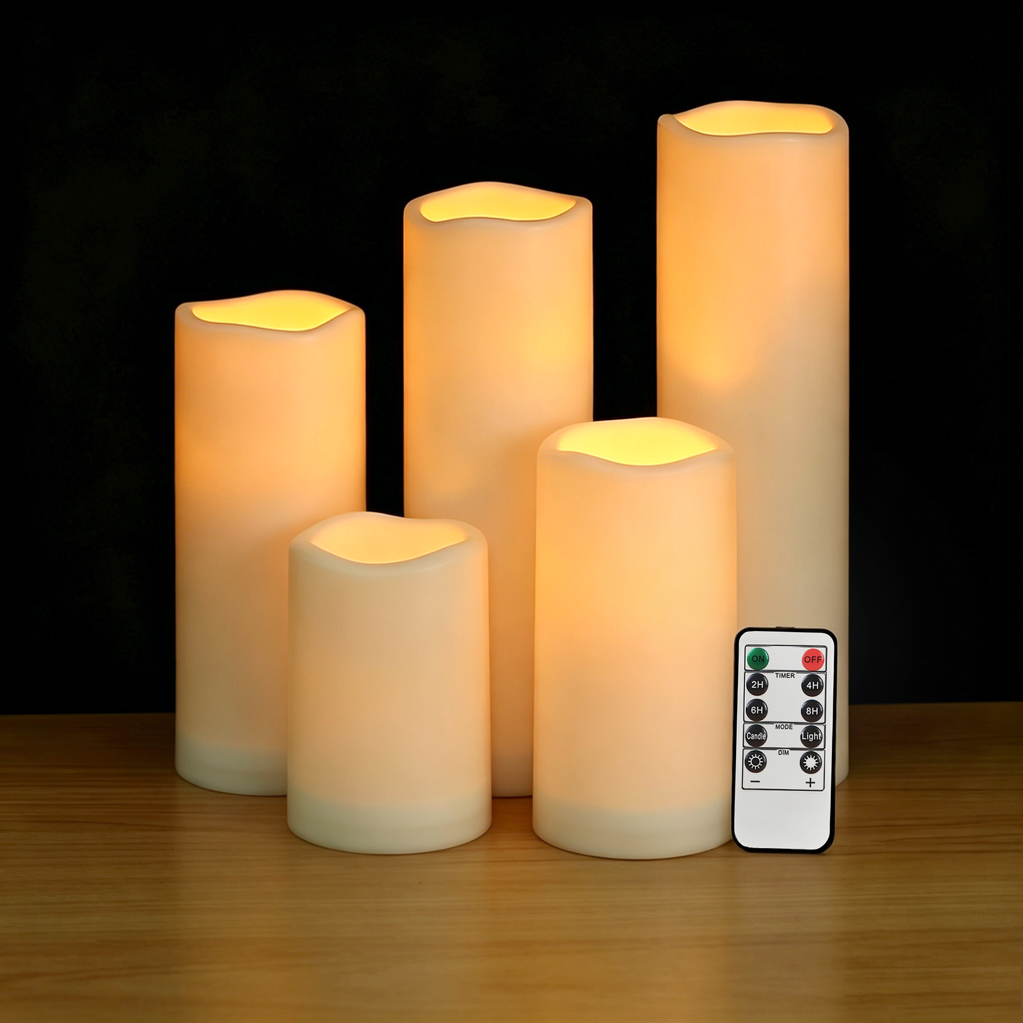 Flameless LED Pillar Candle Wa - Outdoor Lighting Timer recensione e prezzo