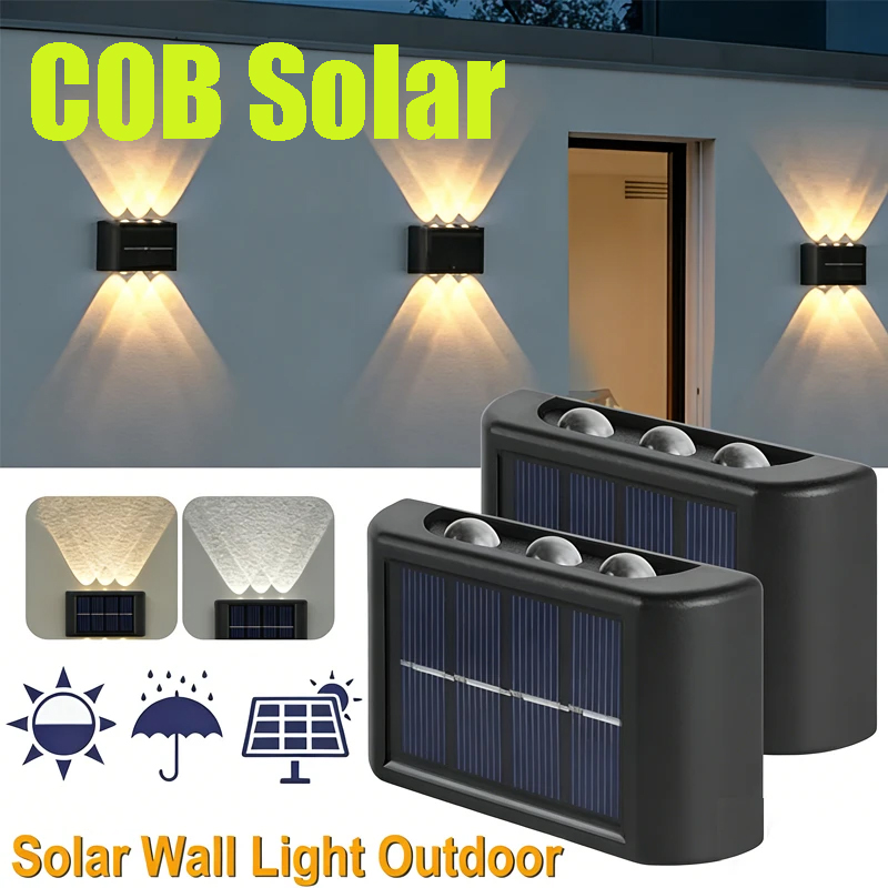COB Solar Wall Lamp Outdoor Wa - Wall Lighting Outdoor recensione e prezzo