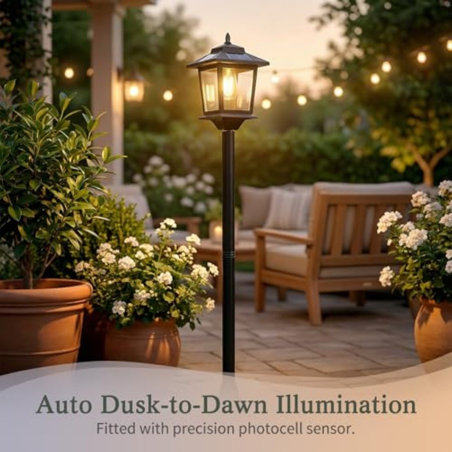 Outdoor Solar Post Lights, 2-P - Outdoor Lighting For Patio recensione e prezzo