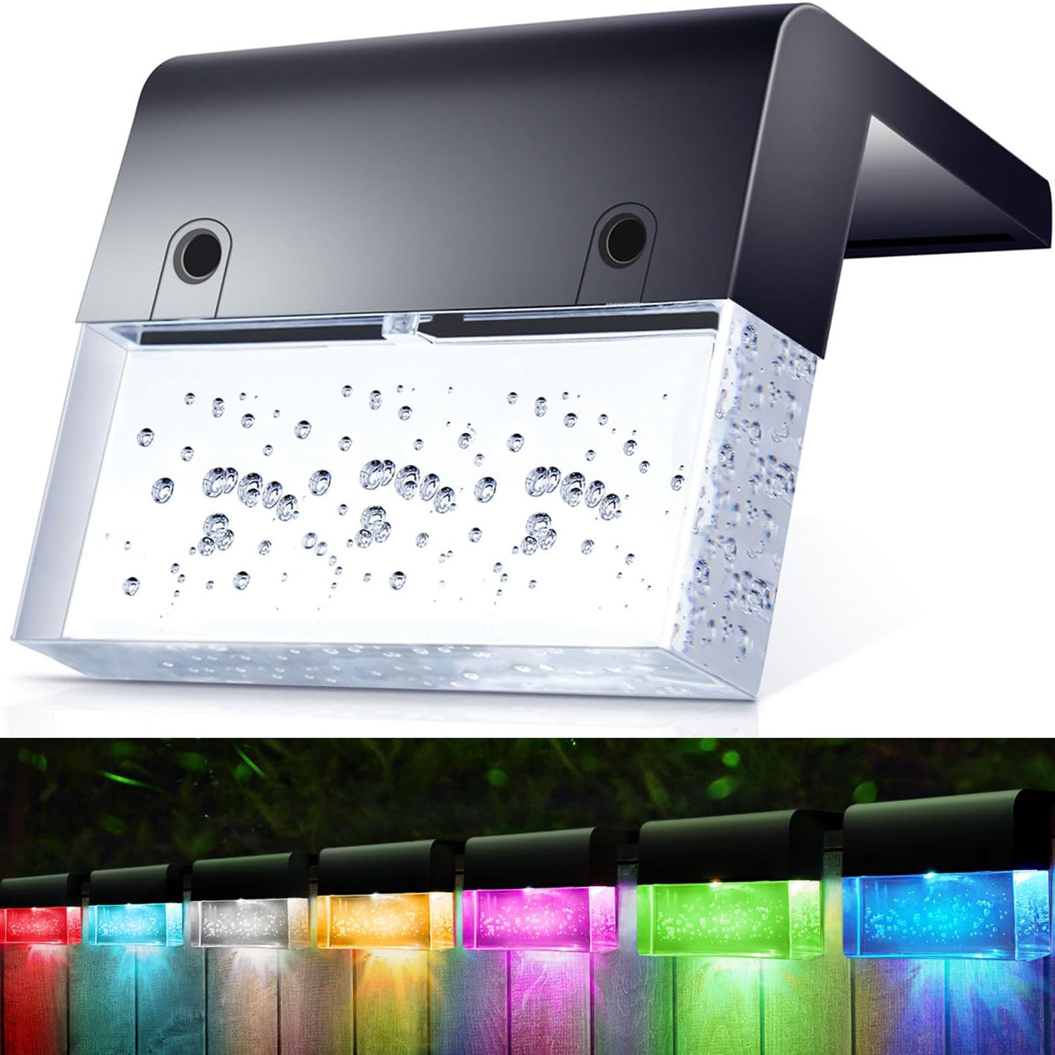 Solar Fence Lights Outdoor Wat - Post Cap Light recensione e prezzo