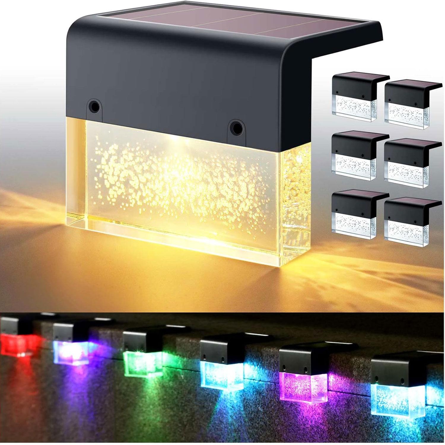 Solar Fence Lights Outdoor Wat - Post Cap Light recensione e prezzo