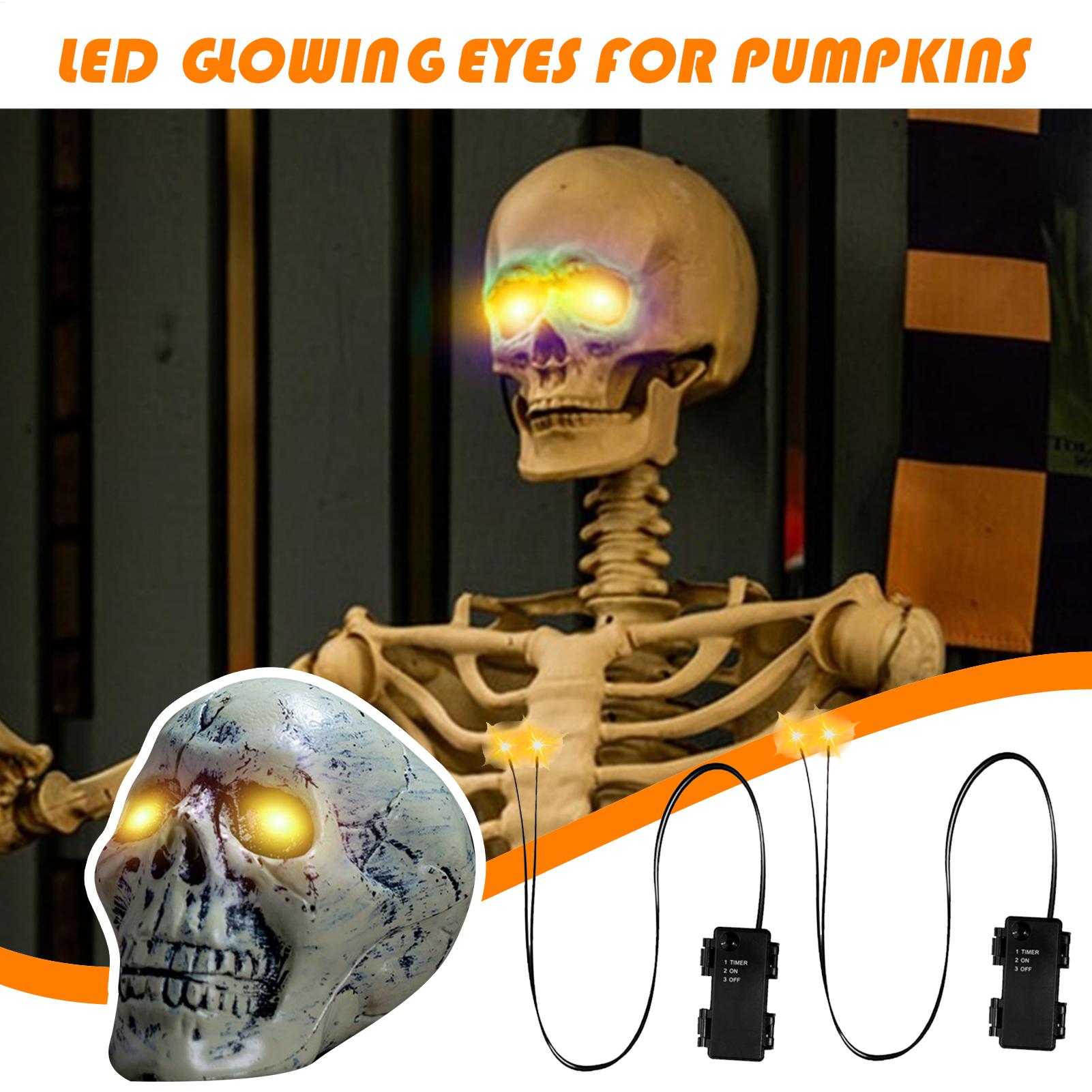 1PC Glowing Eyes Halloween Lig - Outdoor Lighting Timer recensione e prezzo