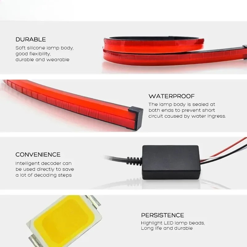 90cm Waterproof LED Brake Ligh - Waterproof Led Strip recensione e prezzo
