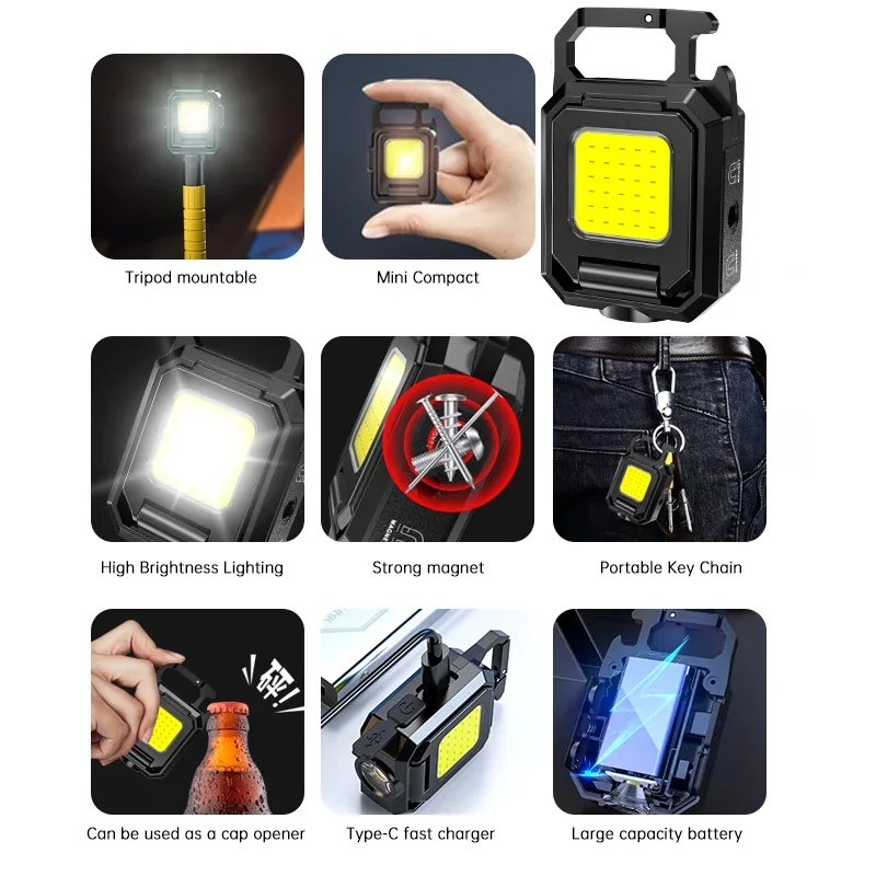 Mini Flashlight Keychain Light - Outdoor Lighting Bulbs recensione e prezzo