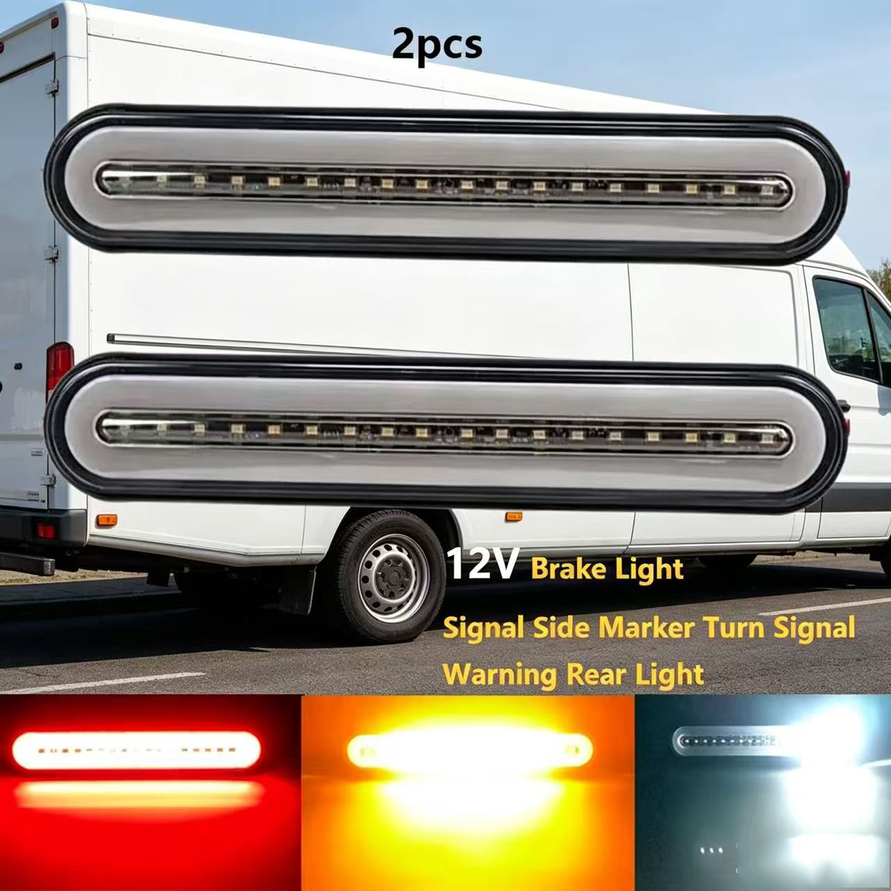 2pcs 12V-24V LED Truck Trailer - Waterproof Led Strip recensione e prezzo