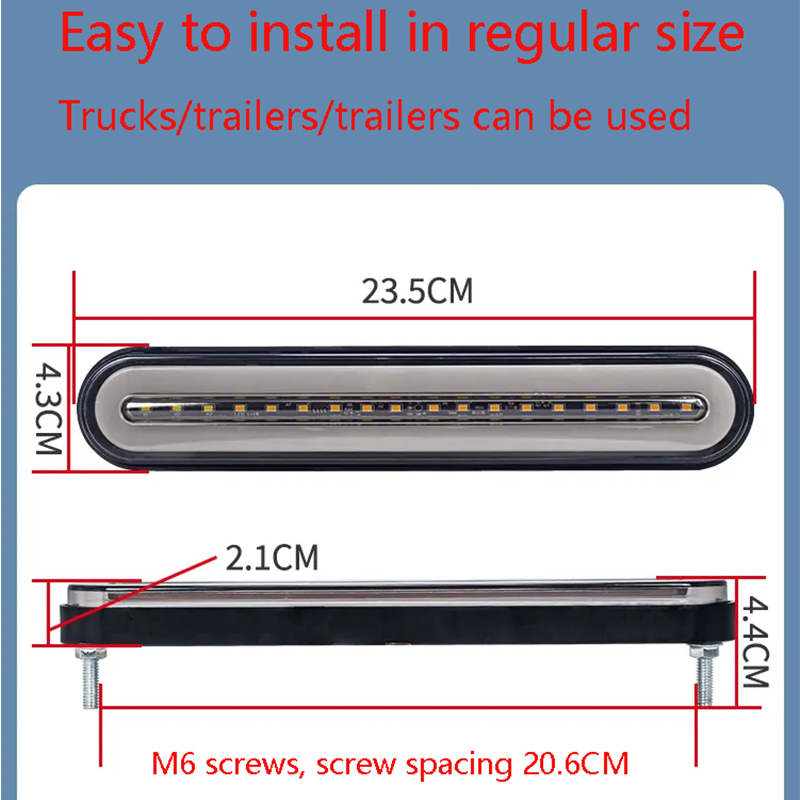 2pcs 12V-24V LED Truck Trailer - Waterproof Led Strip recensione e prezzo
