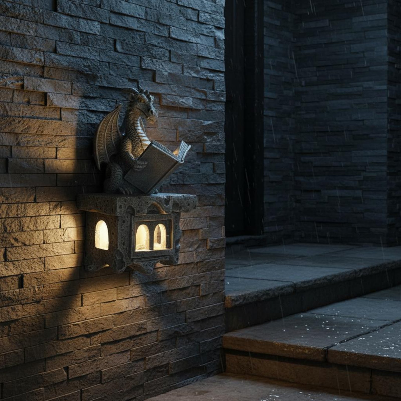 Solar Wyvern Wall Shine Auto O - Wall Lighting Outdoor recensione e prezzo