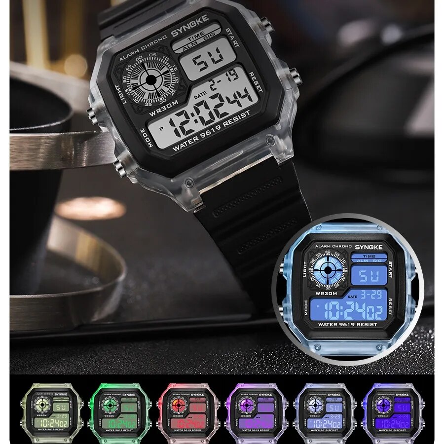 SYNOKE Digital Watches Men Spo - Outdoor Lighting Timer recensione e prezzo