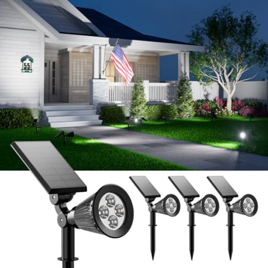 Solar Spotlights Outdoor Water - Wall Lighting Outdoor recensione e prezzo