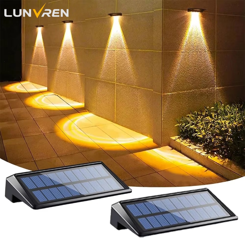 2 Pack Solar Wall Lights 4 LED - Post Cap Light recensione e prezzo