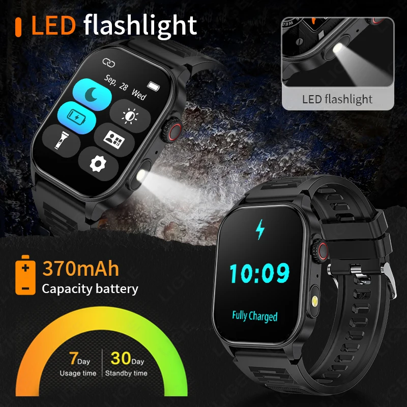 LIGE 2026 Outdoor Smart Watch  - Outdoor Lighting Japan recensione e prezzo