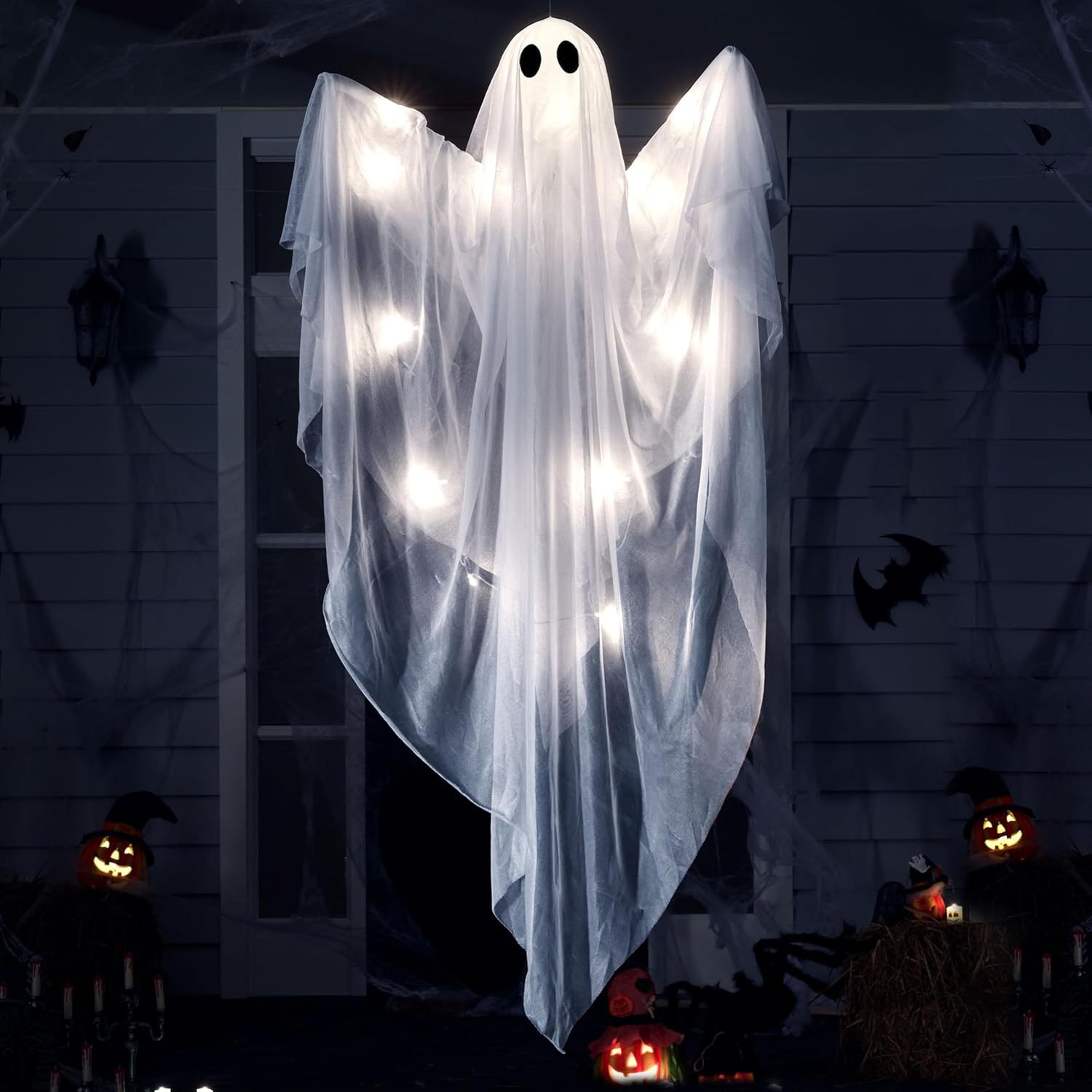 Halloween Hanging Light up Gho - Outdoor Lighting Front Yard recensione e prezzo