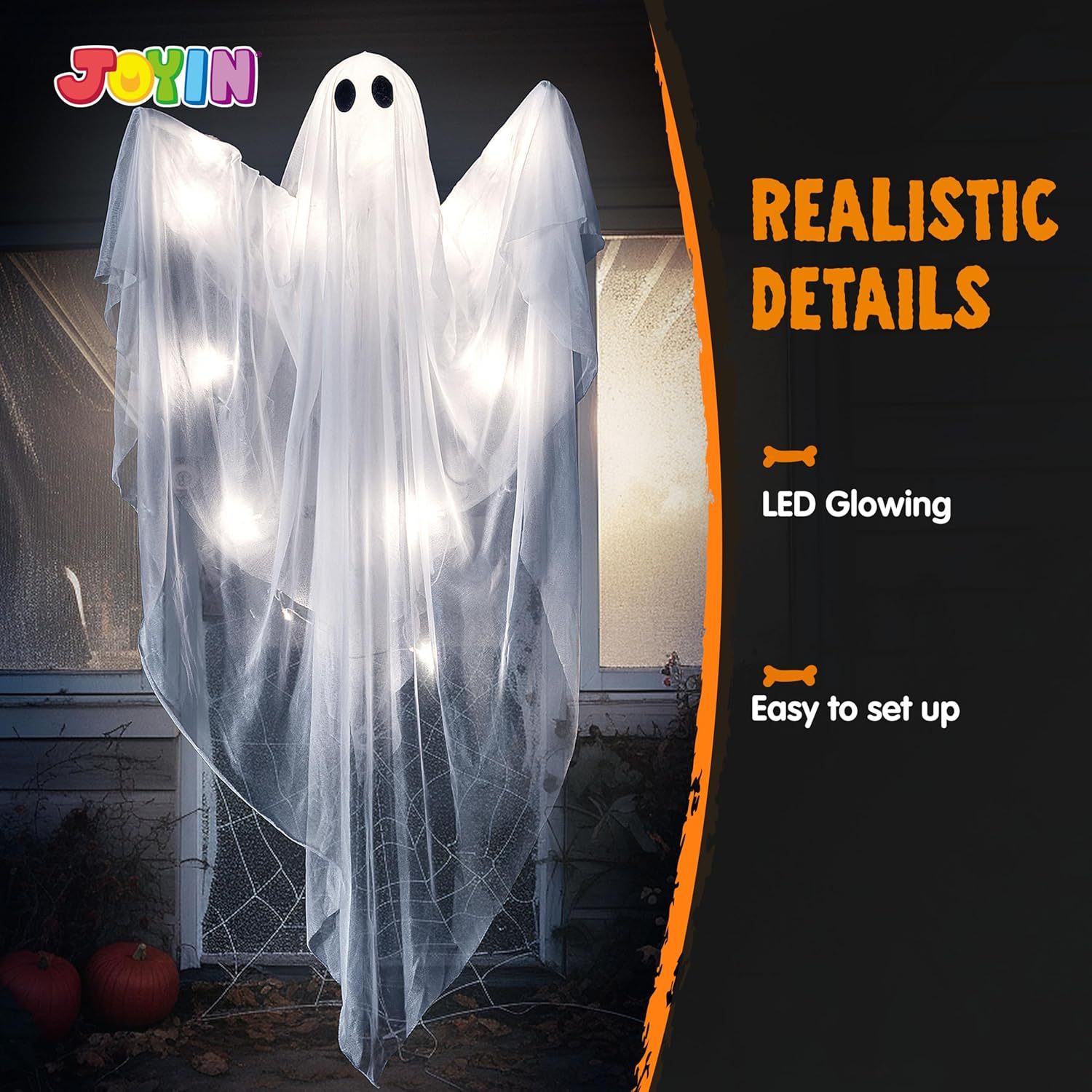 Halloween Hanging Light up Gho - Outdoor Lighting Front Yard recensione e prezzo