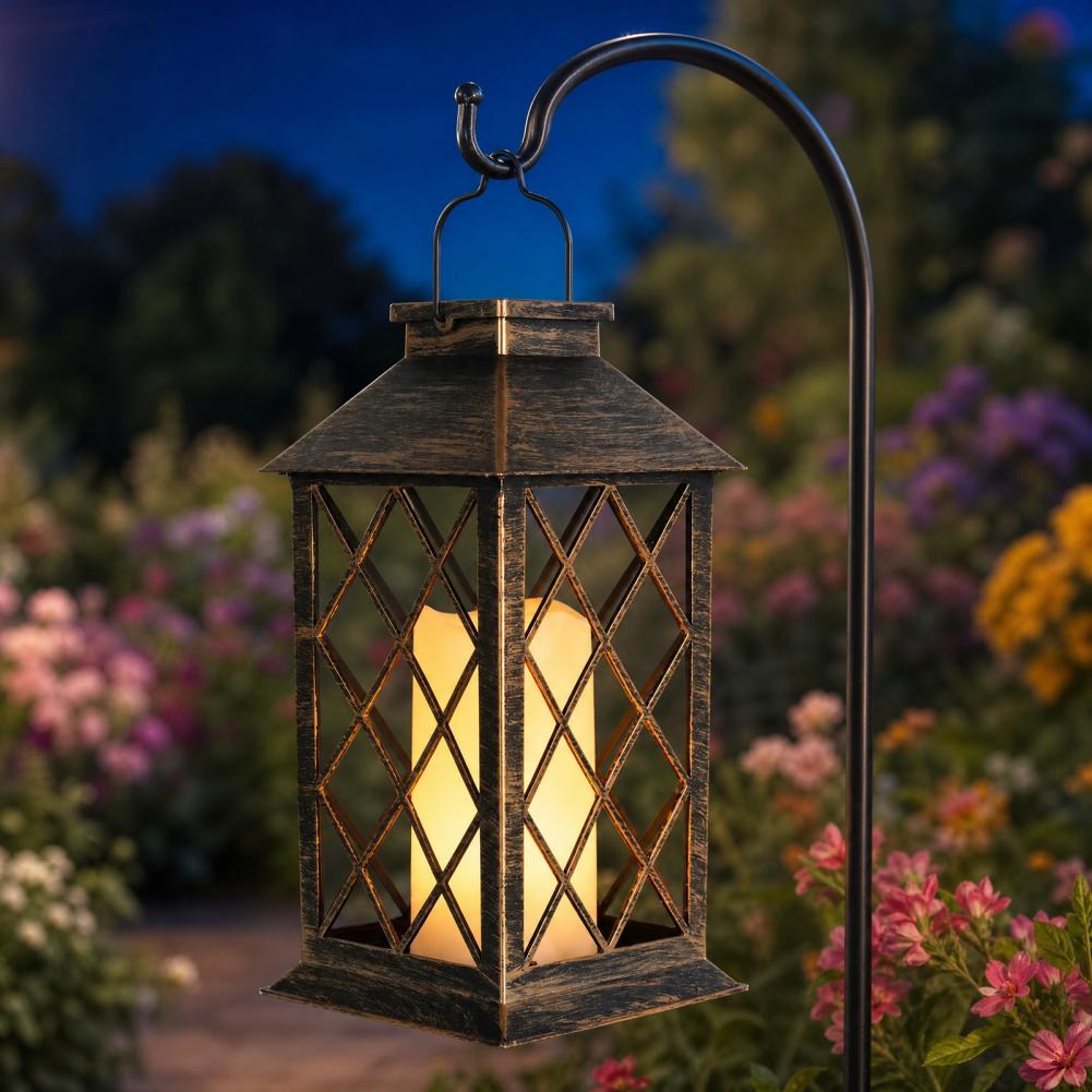 Retro Solar Lantern, Outdoor S - Outdoor Lighting Yard recensione e prezzo