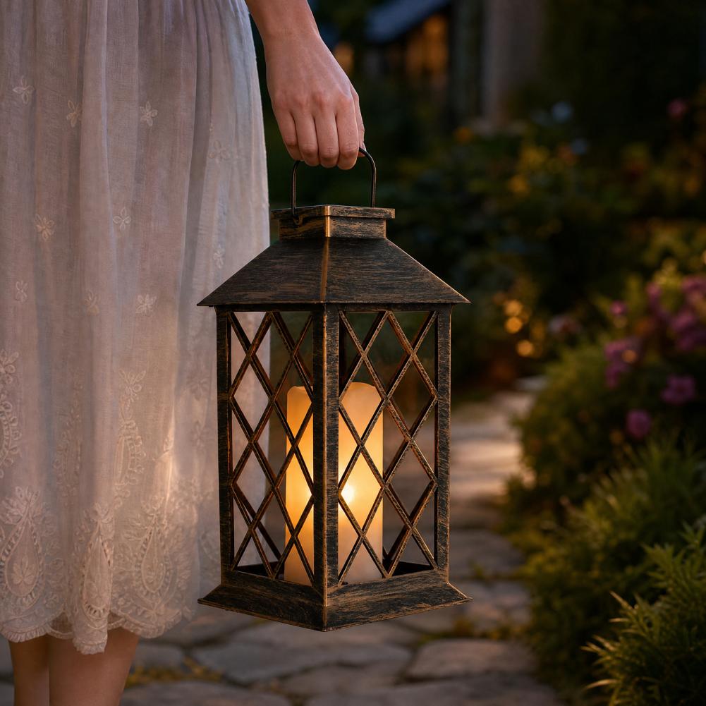 Retro Solar Lantern, Outdoor S - Outdoor Lighting Yard recensione e prezzo