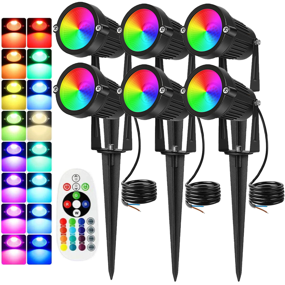 RGBW Landscape Lighting 10W wi - Outdoor Lighting Yard recensione e prezzo