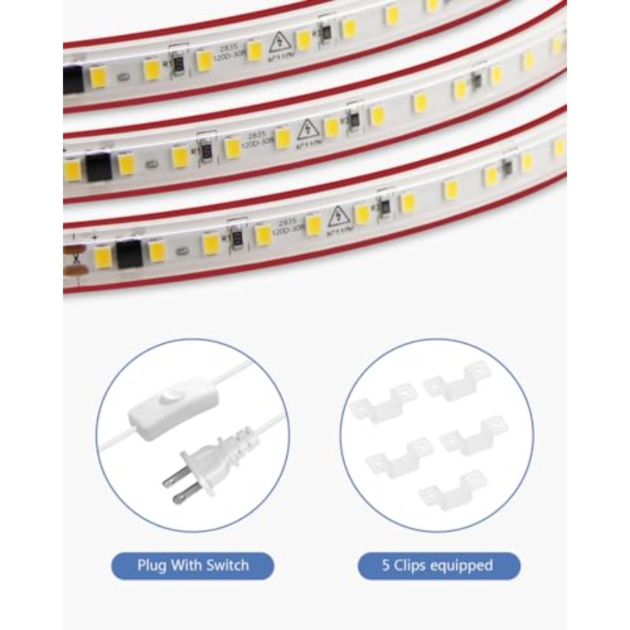 LED Strip Lights for Bedroom w - Waterproof Led Strip recensione e prezzo