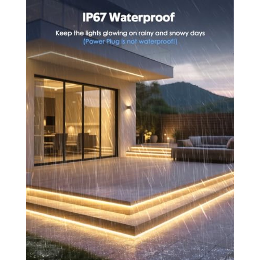 LED Strip Lights for Bedroom w - Waterproof Led Strip recensione e prezzo