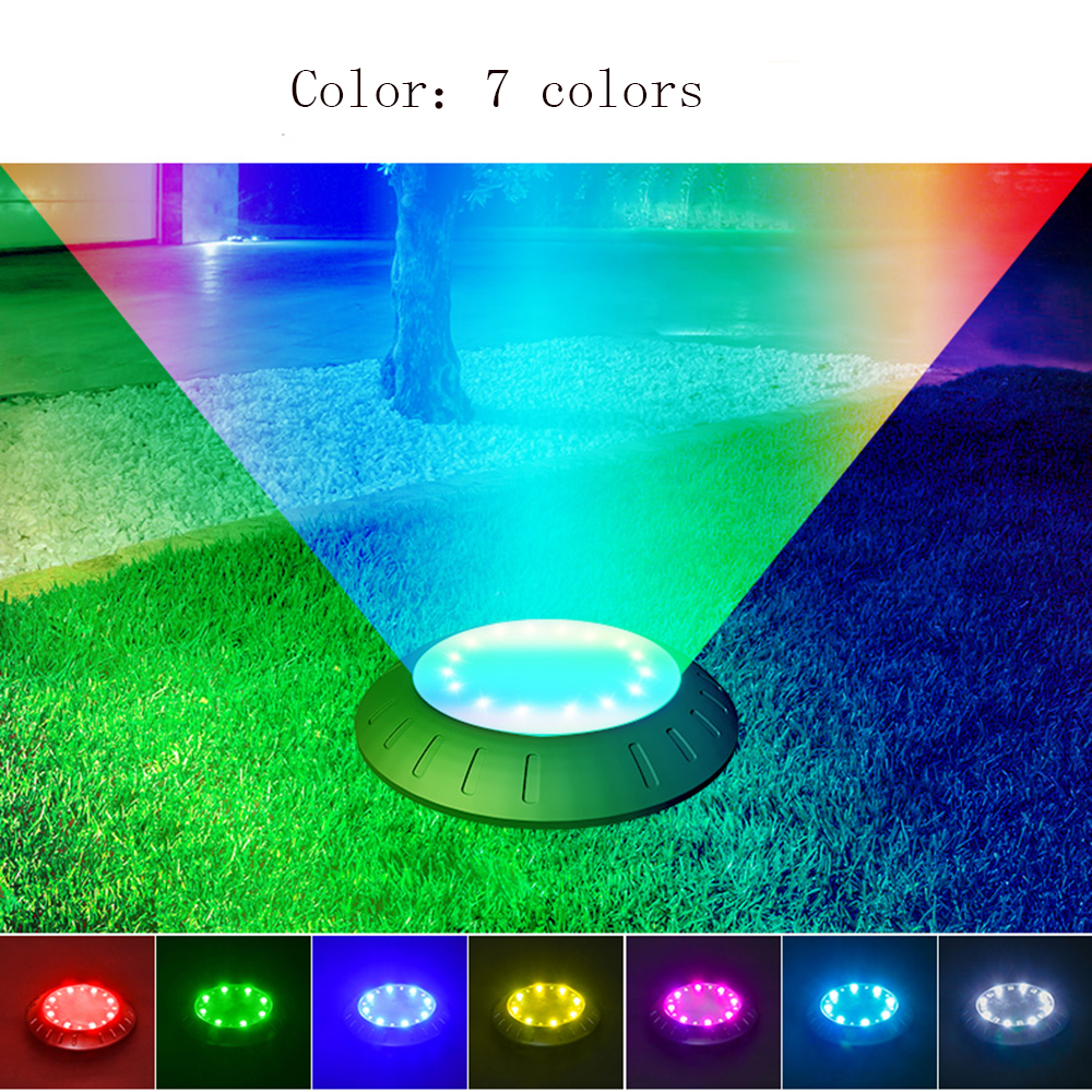 8LEDs Solar Powered Under Grou - Outdoor Lighting Under Deck recensione e prezzo