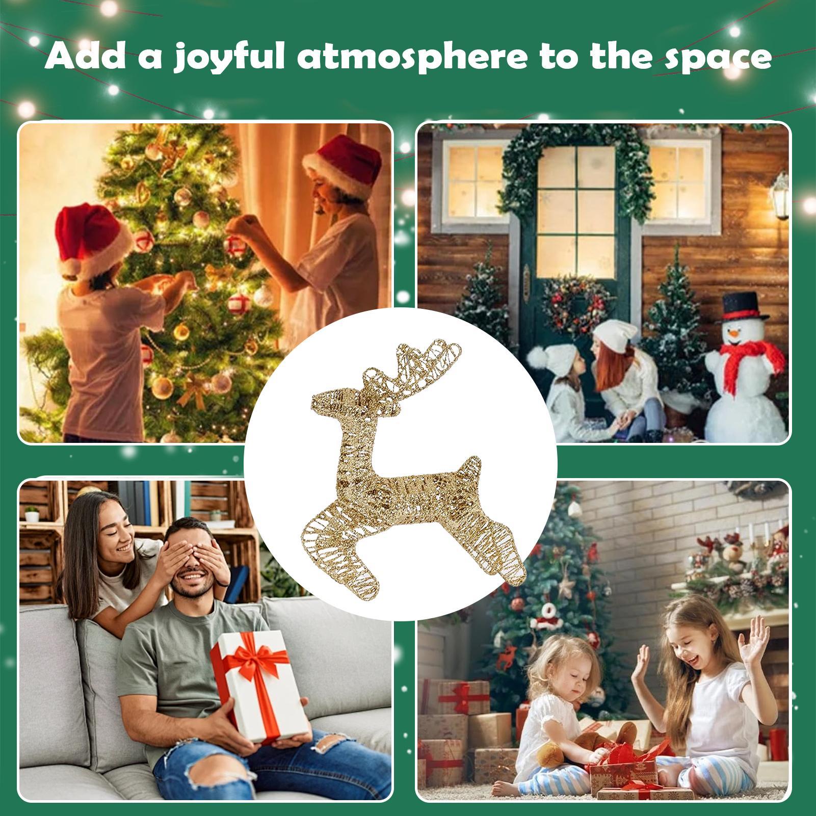 Light Up Reindeer Anti-Rust Fe - Outdoor Lighting Front Yard recensione e prezzo