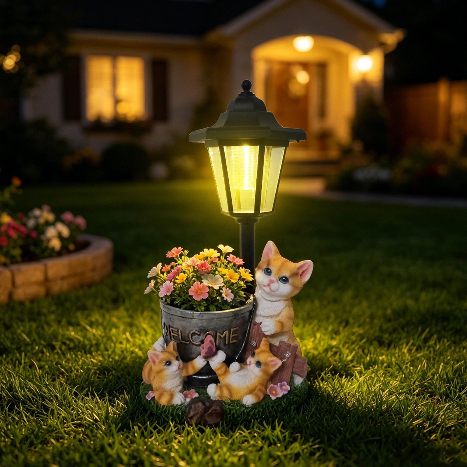 Solar Garden Statues Outdoor C - Outdoor Lighting Yard recensione e prezzo
