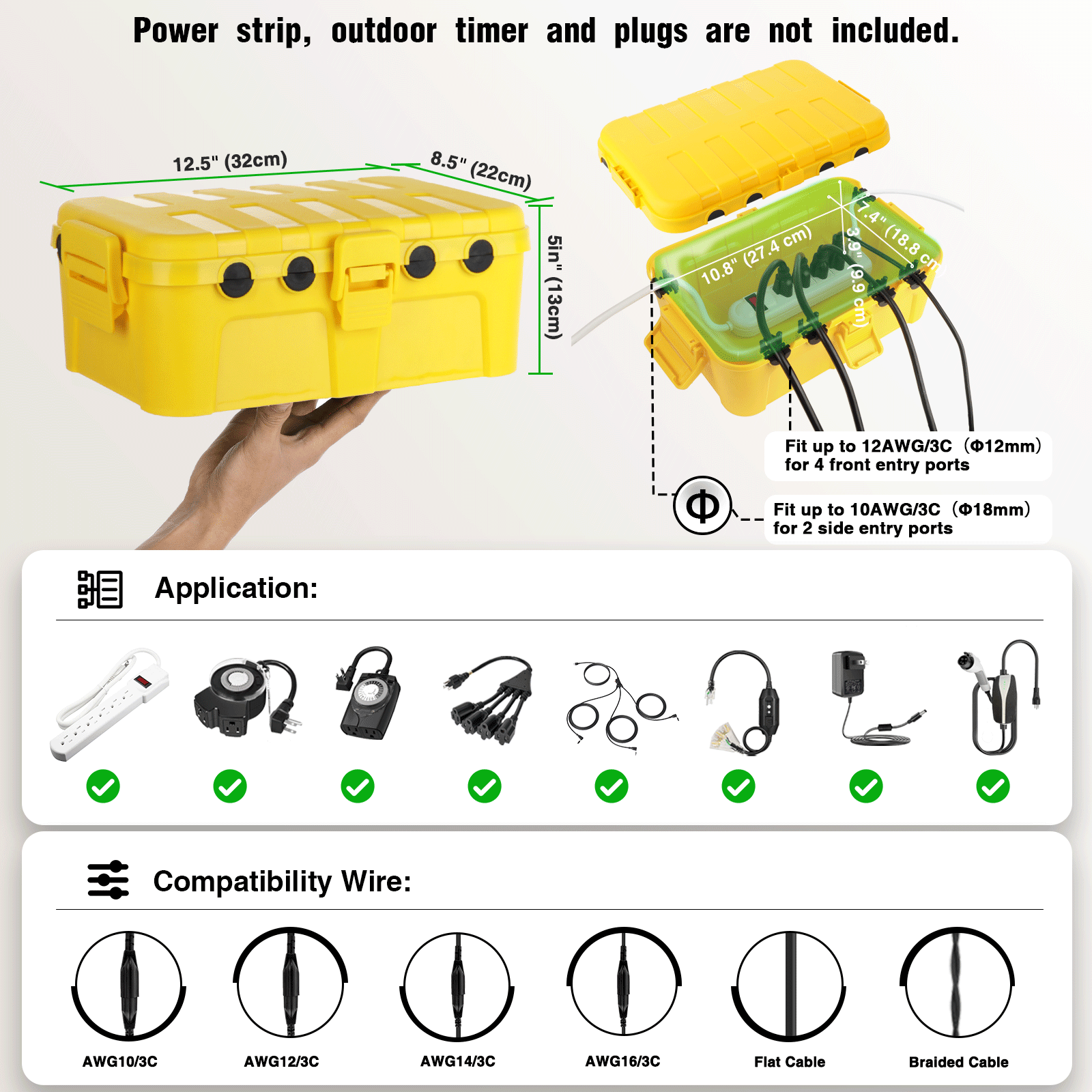 Extra Large Outdoor Waterproof - Outdoor Lighting Timer recensione e prezzo