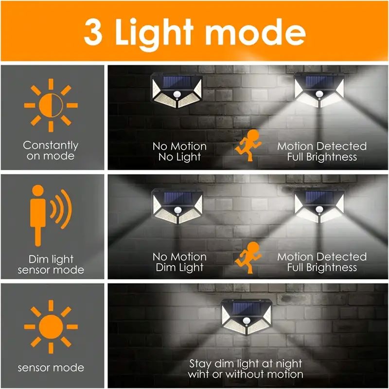 100LED Outdoor Solar Garden Li - Wall Lighting Outdoor recensione e prezzo