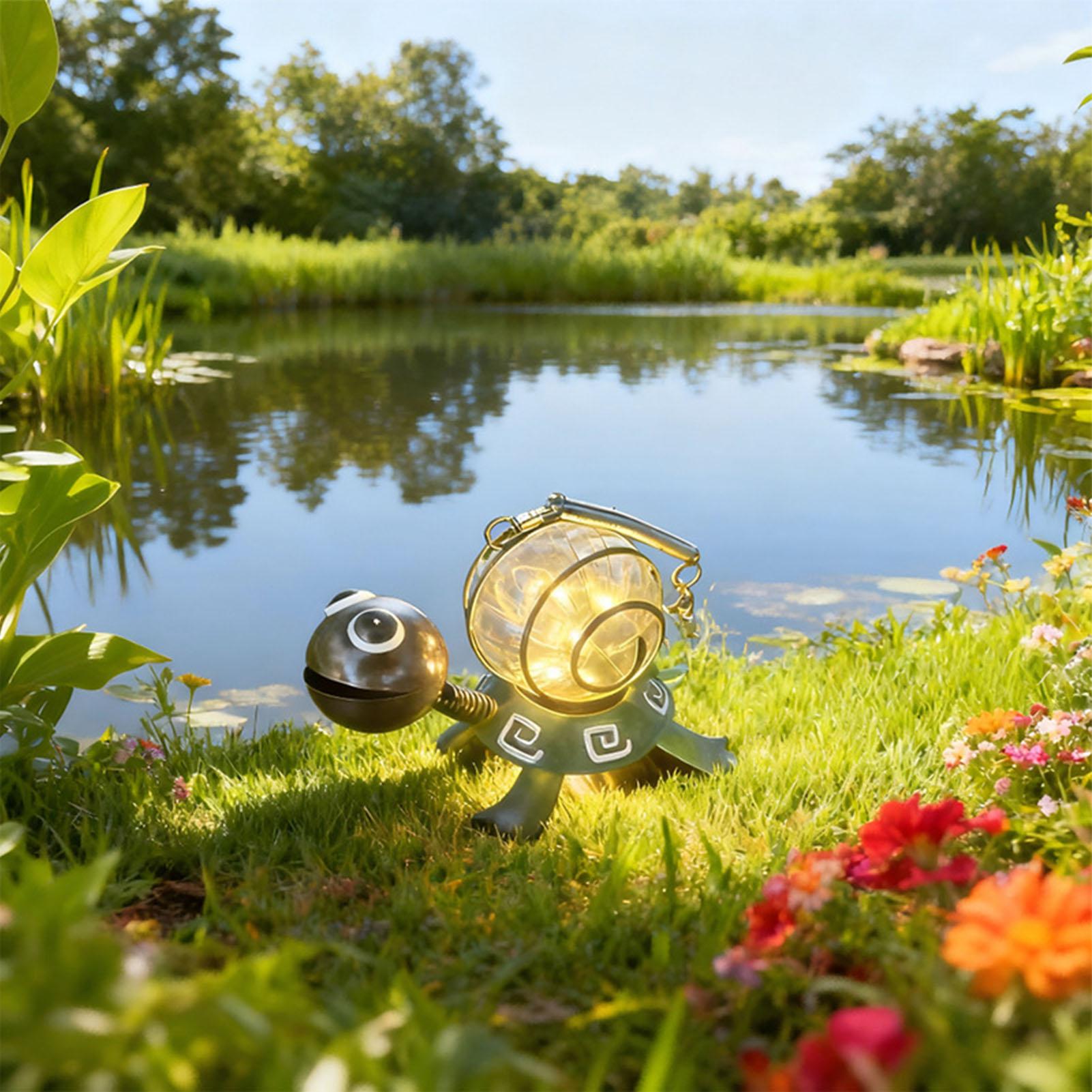 Turtle Solar Lights Outdoor Ga - Outdoor Lighting Yard recensione e prezzo