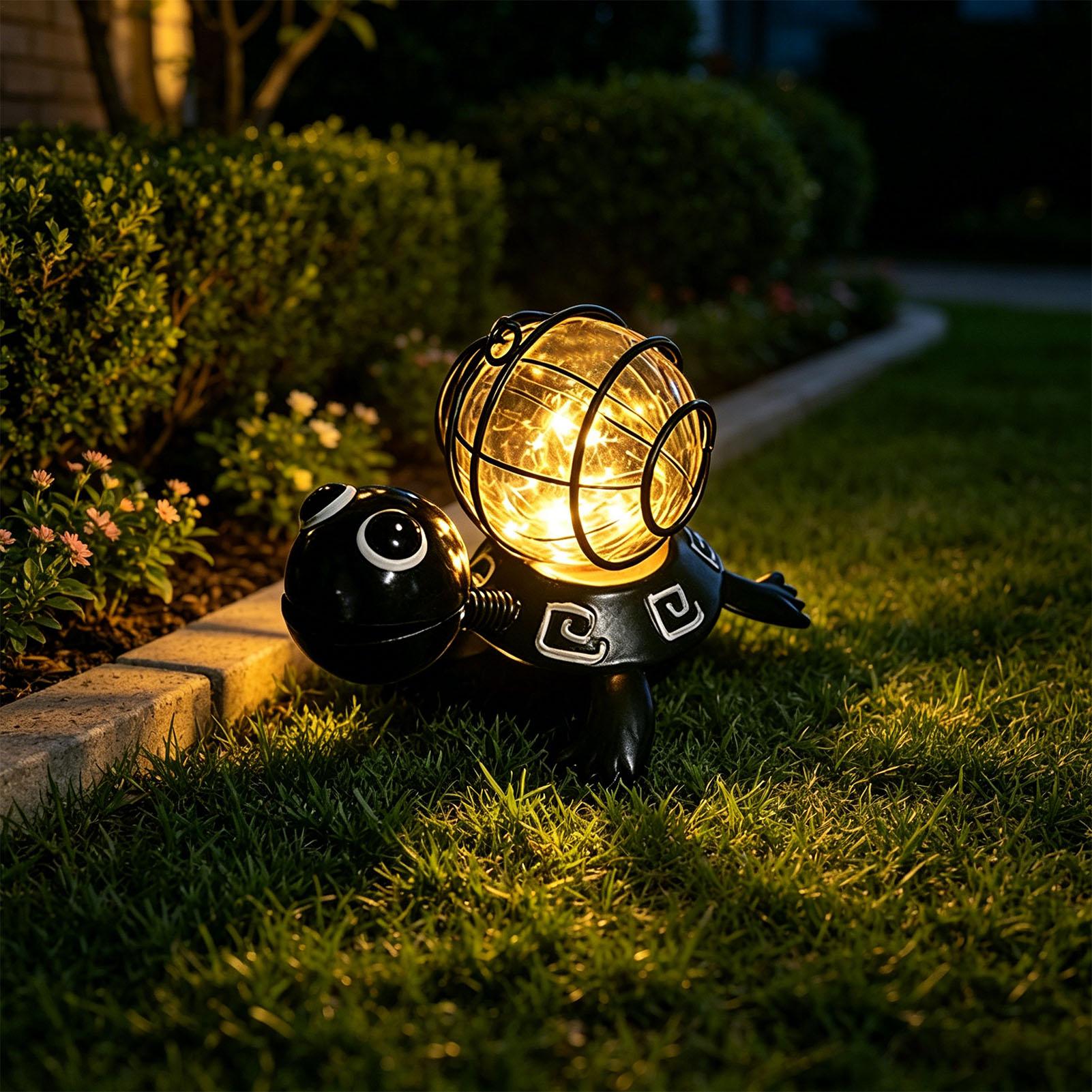 Turtle Solar Lights Outdoor Ga - Outdoor Lighting Yard recensione e prezzo